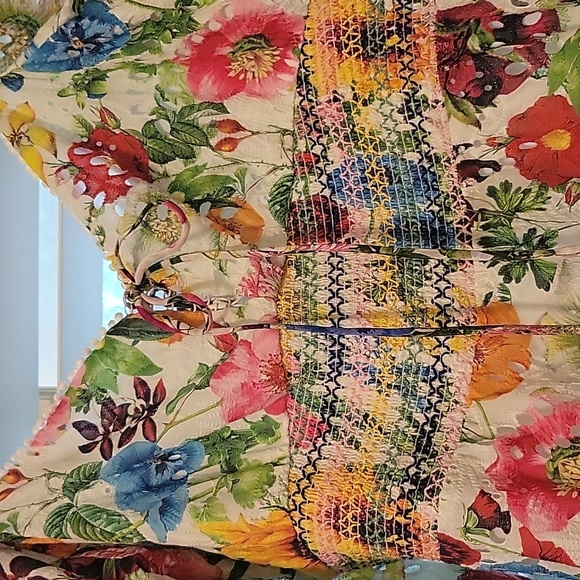 NWT Alice + Oliva floral eyelet dress - Picture 8 of 9